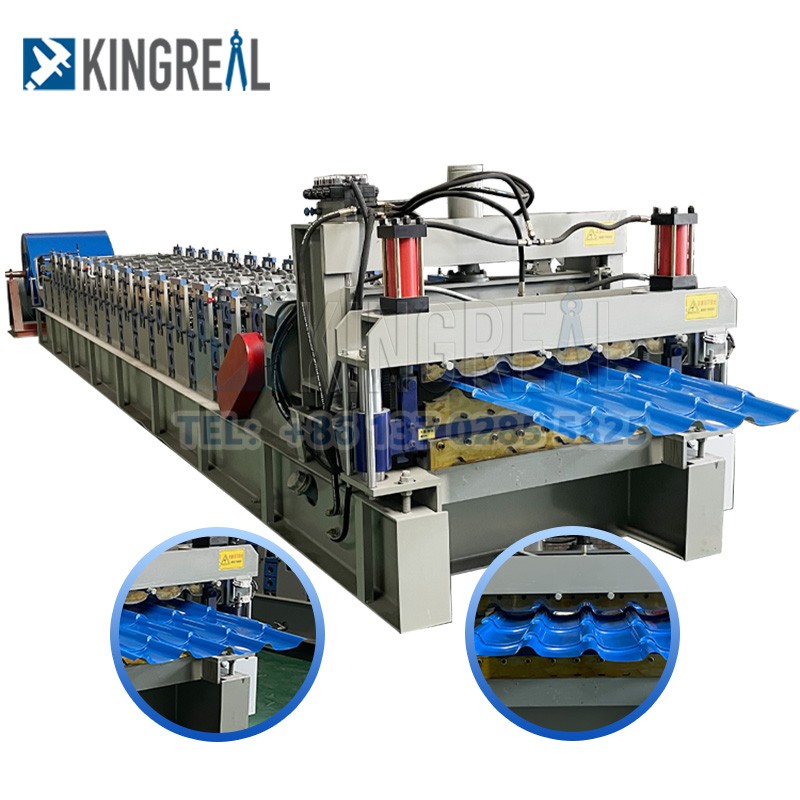 glazed roof tile making machine glazed roof tile making machine