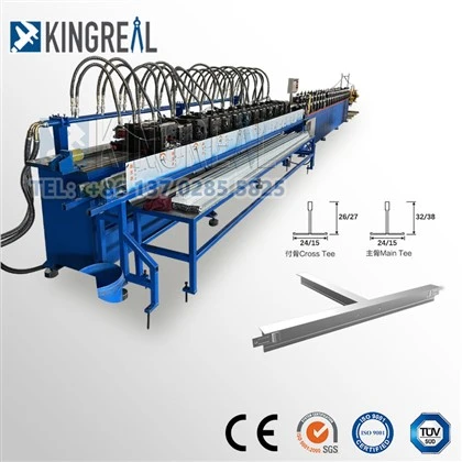 T Bar Troangle T Roll Forming mašina za metalni plafon